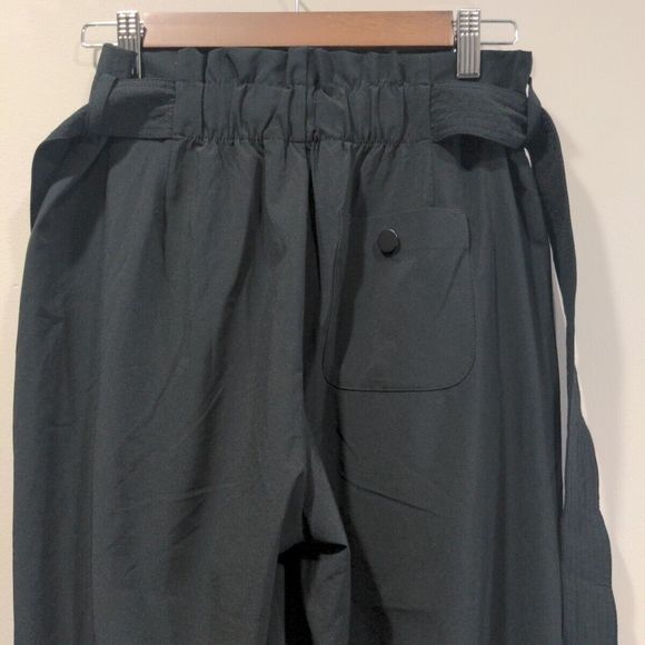 Athleta Womens Skyline Pant II Size 2 Black High Rise Ankle Belted Lightweight - Picture 5 of 12